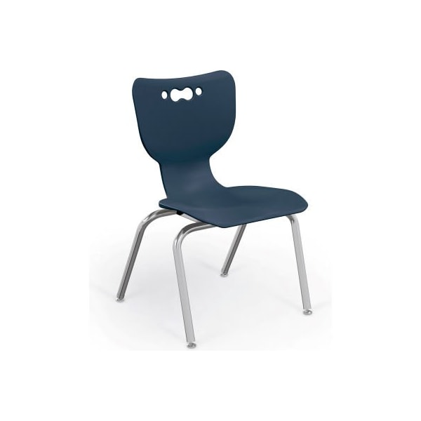 Balt Hierarchy 14 Plastic Classroom Chair - Set of 5 - Navy